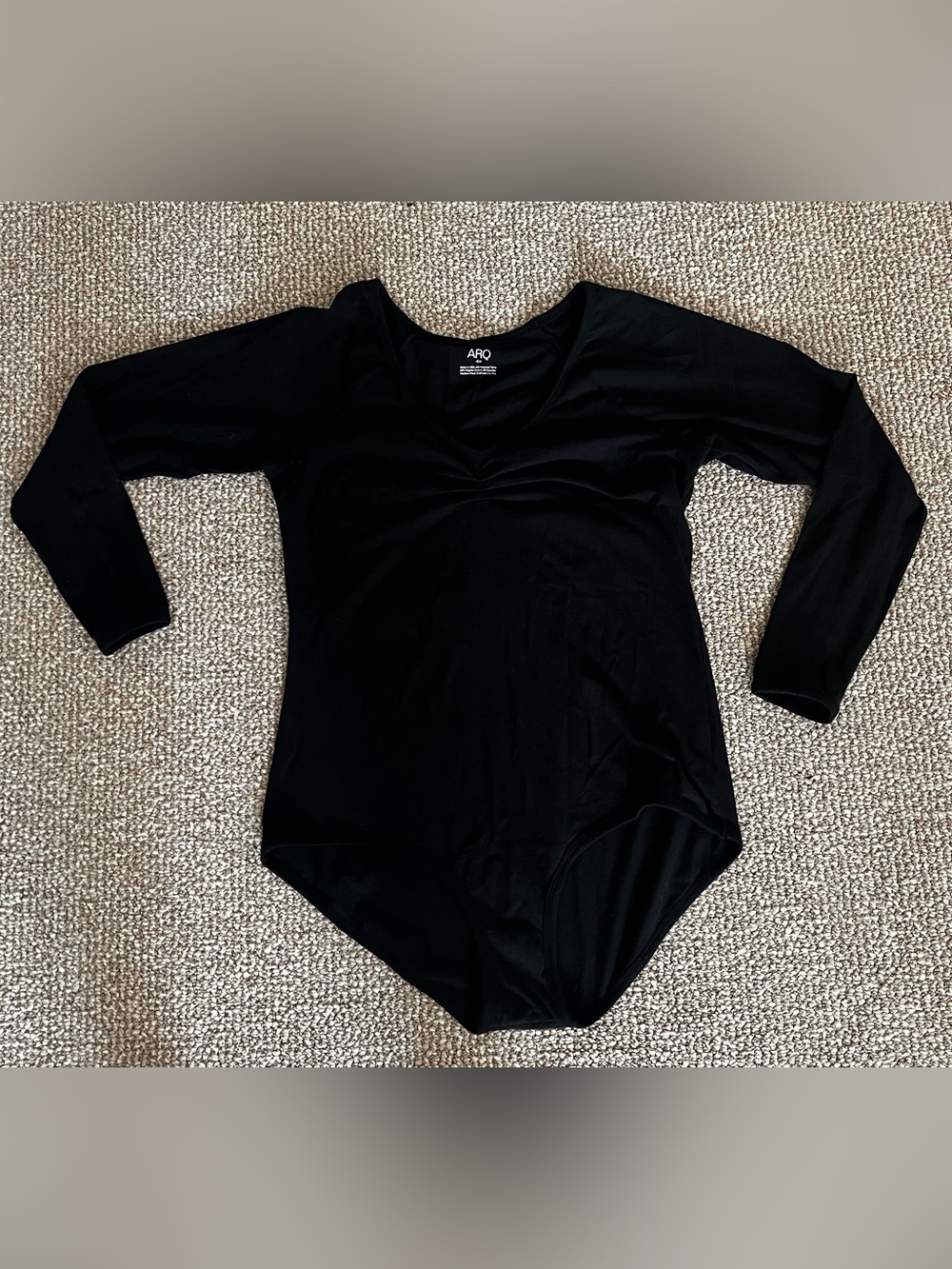 ARQ Black Paloma Leotard Size 4X